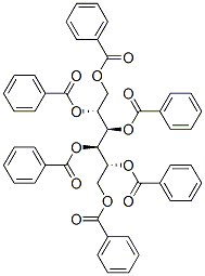 1-O,2-O,3-O,4-O,5-O,6-O-Hexabenzoyl-D-mannitol 结构式