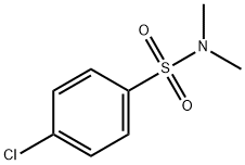 4-氯-N,N-二甲基苯磺酰胺 结构式