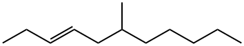 (E)-6-Methyl-3-undecene 结构式