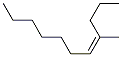 (Z)-4-Methyl-4-undecene 结构式