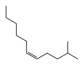 (Z)-2-Methyl-5-undecene 结构式