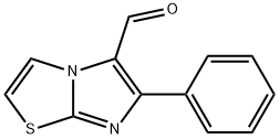 6-苯基咪唑并[2,1-B][1,3]噻唑-5-甲醛 结构式