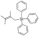 (2,3-Dimethyl-2-butenyl)triphenylsilane 结构式