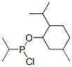 (1-Methylethyl)chloridophosphonous acid [5-methyl-2-(1-methylethyl)cyclohexyl] ester 结构式