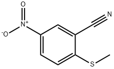 2-甲硫基-5-硝基苯腈 结构式