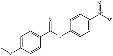 对甲氧基苯甲酸对硝基苯酯 结构式