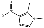 1,5-二甲基-4-硝基咪唑 结构式