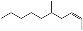 (2Z)-5-Methyl-2-decene 结构式