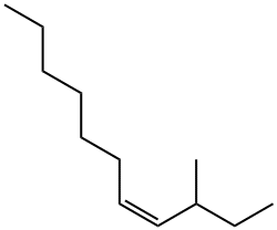 (Z)-3-Methyl-4-undecene 结构式