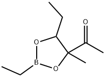 1-(2,5-Diethyl-4-methyl-1,3,2-dioxaborolan-4-yl)ethanone 结构式