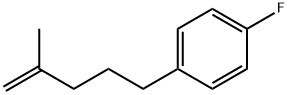 1-Fluoro-4-(4-methyl-4-pentenyl)benzene 结构式