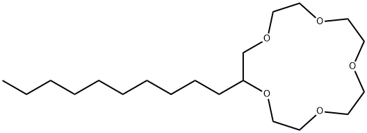 2-decyl-1,4,7,10,13-pentaoxacyclopentadecane 结构式