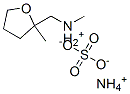 ammonium tetrahydro-N,2-dimethylfurfurylammonium sulphate 结构式