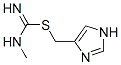 Carbamimidothioic  acid,  methyl-,  1H-imidazol-4-ylmethyl  ester  (9CI) 结构式