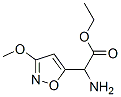 5-Isoxazoleaceticacid,alpha-amino-3-methoxy-,ethylester(9CI) 结构式