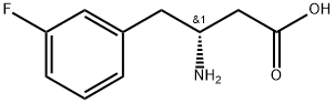 (R)-3-氨基-4-(3-氟苯基)丁酸 结构式