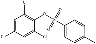 2,4,6-TRICHLOROPHENYL 4-METHYLBENZENESULFONATE 结构式