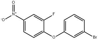 1-(3-bromophenoxy)-2-fluoro-4-nitrobenzene 结构式