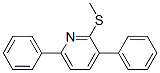 2-(Methylthio)-3,6-diphenylpyridine 结构式