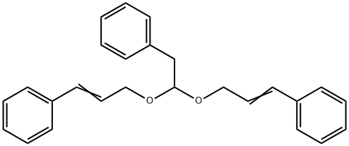 1,1-bis(cinnamyloxy)-2-phenylethane 结构式