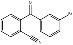 2-(3-溴苯甲酰基)苯甲腈 结构式