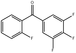 2,3',4',5'-TETRAFLUOROBENZOPHENONE 结构式