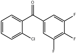2-CHLORO-3',4',5'-TRIFLUOROBENZOPHENONE 结构式