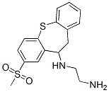 10-[(2-Aminoethyl)amino]-8-(methylsulfonyl)-10,11-dihydrodibenzo[b,f]thiepin 结构式