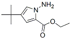1H-Pyrrole-2-carboxylicacid,1-amino-4-(1,1-dimethylethyl)-,ethylester(9CI) 结构式