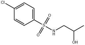 4-氯-N-(2-羟基丙基)苯磺酰胺 结构式