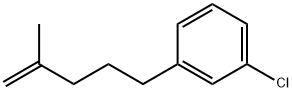 1-Chloro-3-(4-methyl-4-pentenyl)benzene 结构式
