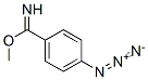 methyl 4-azidobenzimidate 结构式