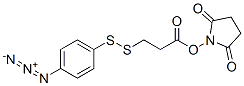 3-((4-azidophenyl)dithio)propionic N-hydroxysuccinimide 结构式