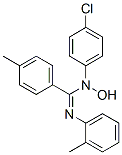 N-(4-Chlorophenyl)-N-hydroxy-4-methyl-N'-(2-methylphenyl)benzenecarbimide amide 结构式