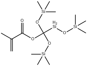甲基丙烯酰氧基甲基三(三甲基硅氧基)硅烷 结构式