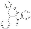 3,4-Dihydro-2,2-dimethoxy-4-phenylindeno[1,2-b]pyran-5(2H)-one 结构式