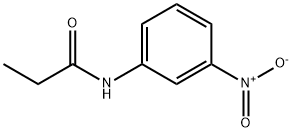 N-(3-硝基苯基)丙酰胺 结构式