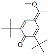 4-(1-methoxyethylidene)-2,6-ditert-butyl-cyclohexa-2,5-dien-1-one 结构式