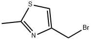 2-甲基-4-(溴甲基)噻唑 结构式