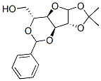 3,5-O-benzylidene-1,2-O-isopropylideneglucofuranose 结构式