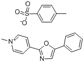 5-苯基-2-(4-吡啶甲基鎓基)噁唑对甲苯磺盐 结构式