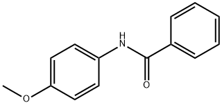 N-(4-甲氧苯基)苯甲酰胺 结构式