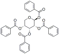 .beta.-D-Ribopyranose, tetrabenzoate 结构式