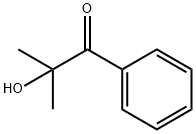 2-羟基-2-甲基-1-苯基-1-丙酮 结构式