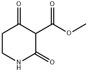METHYL 2, 4-DIOXOPIPERIDINE-3-CARBOXYLATE 结构式