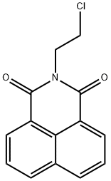 N-(2-氯乙基)-1,8-萘二甲酰亚胺 结构式