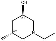 3-Piperidinol,1-ethyl-5-methyl-,trans-(9CI) 结构式