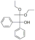 2,2-Diethoxy-1,1-diphenyl-1-propanol 结构式