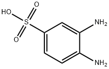 3,4-二氨基苯磺酸 结构式