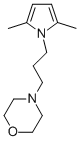 4-[3-(2,5-DIMETHYL-1H-PYRROL-1-YL)PROPYL]-MORPHOLINE 结构式